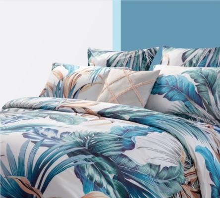 Ψηφιακή εκτύπωση βαμβακερού καλύμματος Twin XL Floral Cover Set