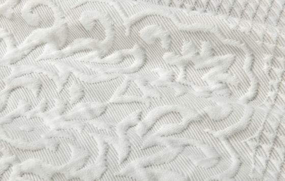 Ελαφρώς γκρι κουρτίνα ντους Jacquard 95% βαμβάκι 5% ανακυκλωμένο πολυεστέρα