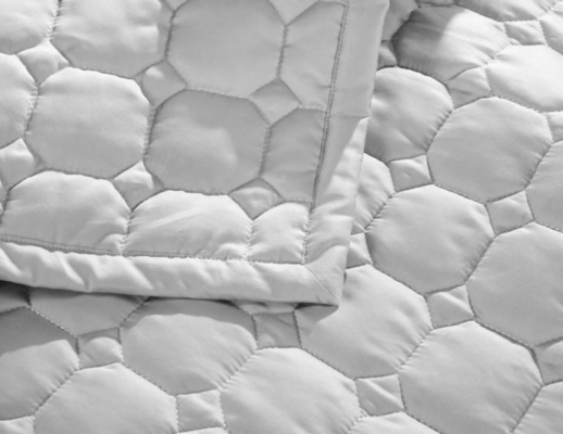 Γκρι Κινγκ Σάιζ Κουέτ Κουέτ OEM Hotel Quilt Set Full Size Queen Σάιζ