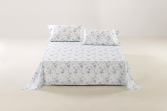 OEM Cotton Printed Sheet Set Προσαρμοσμένο σε King Size Sheet Set