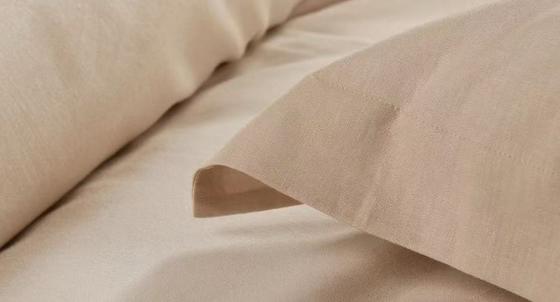 Κάλυμμα Παπλώματος Tencel Linen Queen Άνετο Ανοιχτό Καφέ Κάλυμμα Παπλώματος